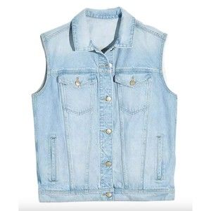 Madewell Denim Vest, Women XXL, NWT